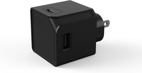 Allocacoc, USB Cube Original, USB Wall Charger, 4 Ports, 2 USB-C & 2 USB, 3A, 5V, 15W, Compact Design, Compatible with iPhone, Android, Galaxy, Pi...