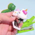 LALAFINA Stapler Cute Animal Silicone Stapler Students Hand Stapler Mini Handheld Stapler Portable Cartoon Stapler for Home Office...