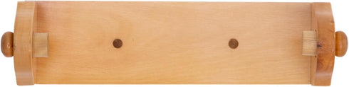 Design House Dalton Paper Towel Holder, Sturdy Solid Wood, Durable, Stylish, Weighted Stable Base, Easy to Refill, Easy Installation, Honey Oak, 1...