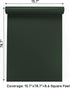 VaryPaper 15.7''x78.7'' Dark Green Contact Paper for Cabinets Drawers Waterproof Green Peel and Stick Wallpaper for Kitchen Green Removable Wallpa...