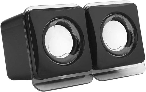Computer Speakers for Desktop PC Laptop Mac, USB 2.0 Mini Wired Combination Speaker Dual Stereo Clear Speaker System with Volume Control...