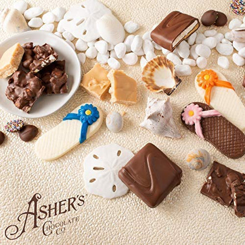 Asher's Chocolates, Chocolate Covered Pretzels, Gourmet Sweet and Salty Candy, Small Batches of Kosher Chocolate, Family Owned Since 1892 (6.5oz, ...