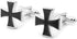 Knights Templar Cross Cuff Links for Men and Women Universal Cufflinks Jewelry for French Shirt Tuxedo In Gift Box Business Wedding Party Annivers...
