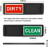 Dishwasher Magnet Clean Dirty Sign, Dirty Clean Kitchen Message Sign with Adhesive Stickers Slide Indicator to Show Dishes/Washing Machine Clean o...