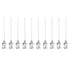 10pcs 22Gauge Stainless Steel Dispensing Needles, 1 1/2" All Metal Glue Needle Tube Blunt Tips Luer Lock for Thick Liquids, Ink, Glue, Lab Use...