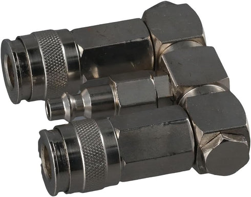 2 Way Air Hose Splitter 3 in 1 Quick Connect Stable Serviceable Air Compressor Accessories Essential Swivel 360° Air Connector Pneumatic tools...