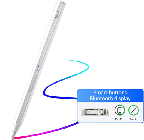Stylus Pen for iPad W/Palm Rejection Tilt Sensitivity,13 Mins Fully Charged,Same as for Apple Pencil 2nd Generation,for iPad Mini 5th/6th Generati...