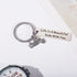 Ride motorcycle stainless steel safe with you key chain key ring drive safe couple car key chains life beautiful men valentines keychains women bo...