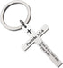 Bible Verse Cross Keychain Strength Bible Verse Stainless Steel Key Ring Christian Gift for Women Men...