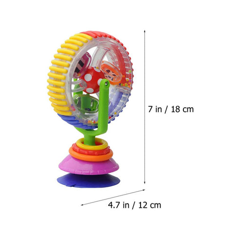 Toyvian High Chair Toy Baby Ferris Wheel Toy Suction Cup Newborn Spinner Activity Toy Newborn High Chair Rattle Interactive Development Educationa...