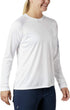 Columbia Women's Plus Size PFG Tidal Tee II Sun Protection Long Sleeve Shirt, White/Cirrus Grey Logo, 2X...