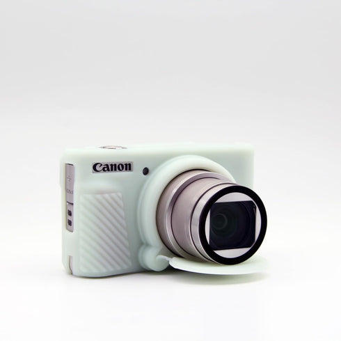 SX740 Camera Case, BMAOLLONGB Fullbody Thin Lightweight Silicone Camera Skin Body Rubber Cover Case for Canon PowerShot SX740 SX730 (Green)...