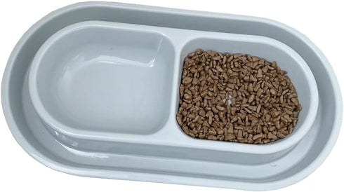 Cat Kitten Dish Dog Puppy Feeder Pet Bowl 3 Colors New Pink...