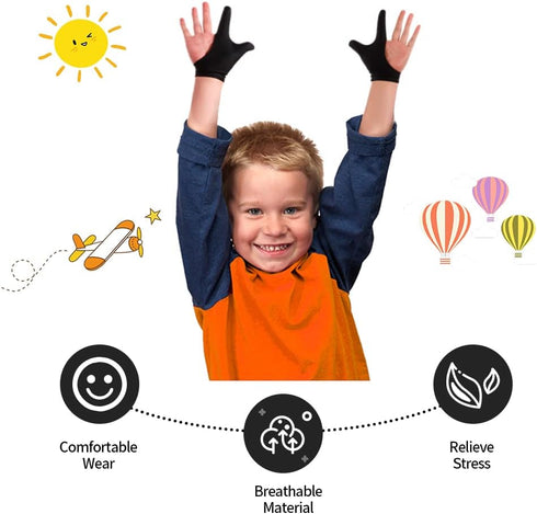 Thumb Sucking Stop for Kids, Nail Biter Stopper Gloves, Stop Thumb Sucking for Kids, Thumb Finger Guard, Stop Nail Biting Kids, Anti Skin Picking,...