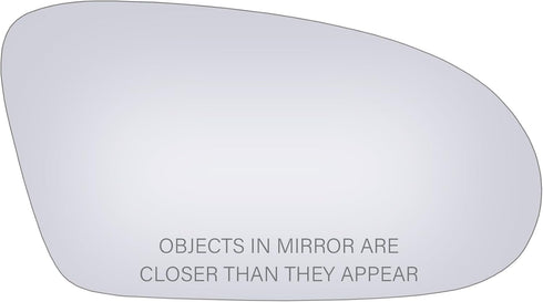 Passenger Side Replacement Mirror Glass - compatible with Saturn vehicles - SL SL1 SL2 1996-2002, SW1 1996-1999, SW2 1996-2001 - non-heated, witho...