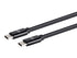 Monoprice Charge and Sync Type-C to Type-C Cable - 6 Feet - Black, USB 2.0, TPE Jacket, Up to 5A/100W, Fast Charging - Select Series...