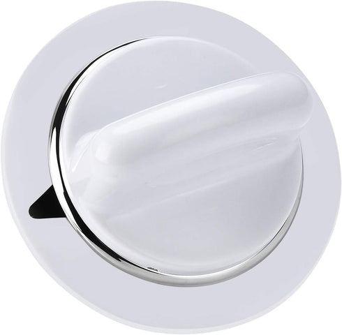 AMI PARTS WE1M654 Timer Knob with Metal Ring for General Electric Dryer & Hotpoint Dryers - Replaces AP3995098 WE01M0443 WE1M443(1PC)