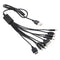 10 in 1 Multi Charging Cable, Universal Multiple Charging Cord Charging Cable with 10 Ports for Charging Cell Phones Speaker MP3 MP4 & More......