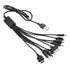 10 in 1 Multi Charging Cable, Universal Multiple Charging Cord Charging Cable with 10 Ports for Charging Cell Phones Speaker MP3 MP4 & More......