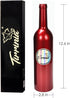 Tirrinia Wine Accessories Gift Set - Wine Bottle Corkscrew Opener Kit, Drip Ring, Foil Cutter and Wine Pourer and Stopper in Novelty Bottle-Shaped...