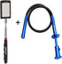 Telescoping inspection mirror with LED lights?Flexible Claw Grabber Tool Magnetic 4 Claw Picker. Combination tool set. Easy to extendable observe ...