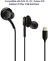 Earbuds Stereo Headphones for Samsung Galaxy Note 10, Note 10+, Galaxy S10, S9 Plus, S10e - DJ Tuned - Braided Cable with Microphone and Volume Re...