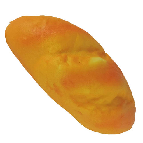 Fake French Demi Baguette Roll Loaf Squeezable Foam Bread Bun...