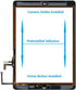 for Black iPad 5 2017 9.7 inch ?A1822, A1823? Touch Screen Digitizer Assembly Replacement with Home Button, Camera Bracket, Pre-Installed Adhesive...