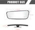 2 PCS Car Rear View Blind Spot Mirror, 3.7" x 1.4" Rectangular Curved Wideangle Auxiliary Rearview Mirror, High-definition Glass Adjustable Anti-g...
