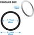 Mag Safe Ring 360 6Pack,Mag Safe Sticker for Mag Safe Magnet,Universal Magnetic Conversion Kit for iPhone 14/13/12/11/X Series, Galaxy S23/S22/S21...