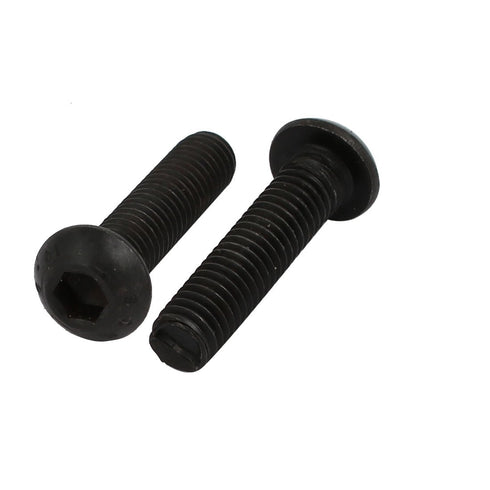 uxcell 4pcs M6x25mm 10.9 Grade Left Hand Thread Bolt Lock Screw for Drill Chuck...