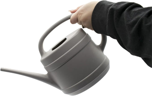 The HC Companies ½ Gallon Plant Watering Can - Small Plastic Garden Water Pot with Long Spout for Indoor Outdoor Plants Flower, Gray...