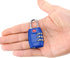 TSA Luggage Locks (4Pack) - 3 Digit Combination Padlocks - Approved Travel Lock for Suitcases & Baggage (Dark Blue)...
