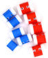 Booge 10 Pcs 2 Sizes Plastic Knit Counter Knitting Crochet Stitch Marker Row Counter for Recording The Number of Weaving Rows - 5 Large and 5 Smal...