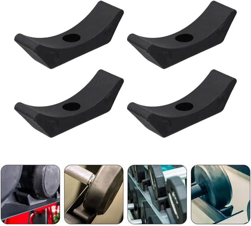 Yardwe Set of 4 Dumbbell Storage Brackets - Adjustable Weight Bar Rack - Fitness Equipment for Weight Holder Stand - Efficient Organizer Dumbbell ...