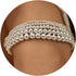 DEARMAY 5Pcs Gold/Silver Bead Ankle Bracelets for Women 14K Gold Beaded Anklets for Women Pack Stackable Link Anklets Set Layered Cute Summer Beac...