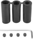 X AUTOHAUX Black Shifter Knob Automatic Gear Shift Knob with Push Buttons Universal Aluminum Alloy Lever Long Handle Stick with Adapter Set for Mo...