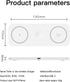 3-in-1 Magnetic Wireless Charger, Fast Charging, Wireless Charger for iPhone Devices, 3-in-1 Wireless Charger Holder for Apple Watch, AirPods pro/...