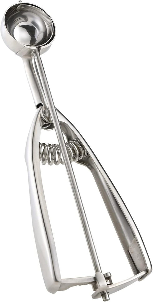 18/8 Stainless Steel Small Ice Cream Scoop Disher Cookie Scoop Melon Baller...