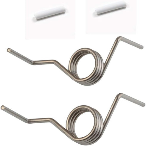 Refrigerator French Door Spring and White Sleeves Compatible with Samsung AP4577072 DA81-01345B DA61-07471A 2043373 DA81-01345A PS4163672 B006E7VTSK