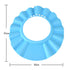Safe Shampoo Shower Bathing Protection Bath Cap Soft Adjustable Visor Hat for Toddler, Baby, Kids, Children … (Blue)...