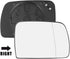 X AUTOHAUX Car Passenger Right Side Rearview Mirror Glass Heated with Backing Plate for BMW X5 2000-2006...