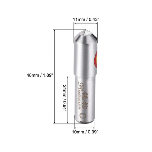 uxcell Diamond Grinding Wheel Dresser 10mm x 24mm Single Point Dressing Tool for Truing Deburring...