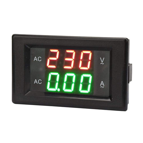 Fafeicy Digital Display AC Voltmeter,YB4835VA AC 500V/50A LED Ampere Meter Voltmeter, 2 Times per Second, Multimeter...