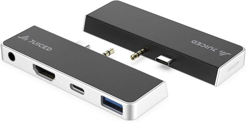 QuickHUB - Surface Go Adapter - 2X USB 3.0 | 4K HDMI | USB-C | AUX - Designed for Surface GO | Surface GO 2...