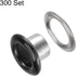HARFINGTON 300set Grommets Kit Metal Eyelets 4.5mm 3/16" Hole Tiny Grommet with Washers for Shoes Clothes Belt Tag Bag Fabric Leather DIY Project,...