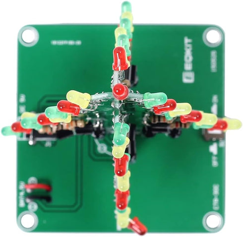 MiOYOOW Christmas Trees LED DIY Kit, Red/Green/Yellow Flash LED Funny Electronic Project Kit for DIY Electronic Enthusiast......
