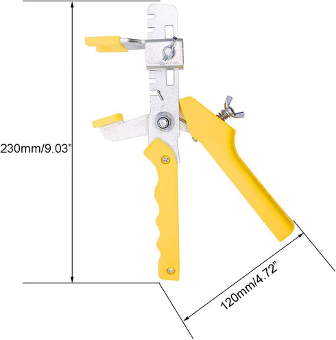 Tile Locator Leveling System Floor Pliers-Wall & Floor Spacers Adjustment-Tiling Floor Installation Tools...