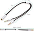 NANYI Headset Splitter Cable for PC 3.5mm Jack Headphones Adapter Convertors forPC 3.5mm Female with Headphone/Microphone Transform to 2 Dual 3.5m...