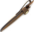 TOURBON Brown Leather Fixed Blade Knife Sheath with Snap Closure...